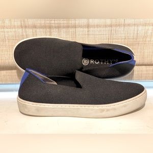 Rothy’s black slip on sneaker